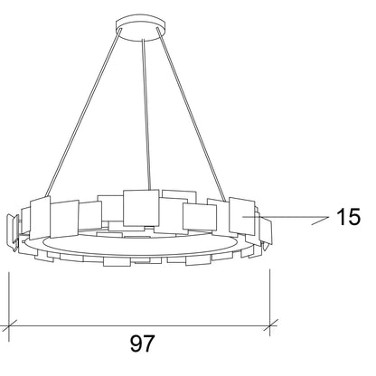 KA1924 Esterel Chandelier