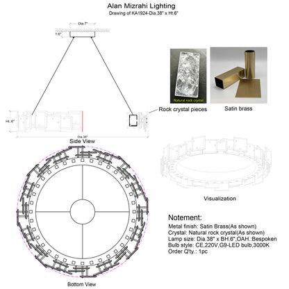 KA1924 Esterel Chandelier