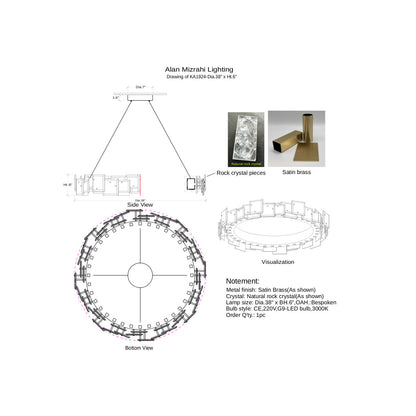 KA1924 Esterel Chandelier
