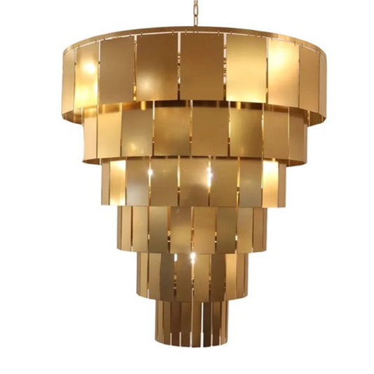 PS1630 Lucia Gold Chandelier