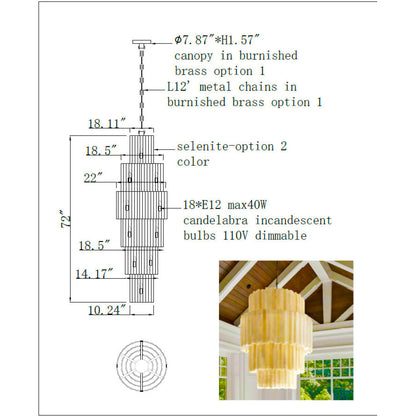 IQ2876 Sahara Chandelier