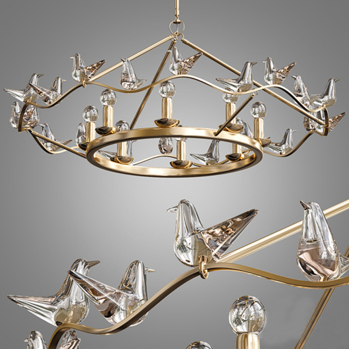 QZ0341 Dove Chandelier