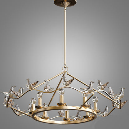 QZ0341 Dove Chandelier
