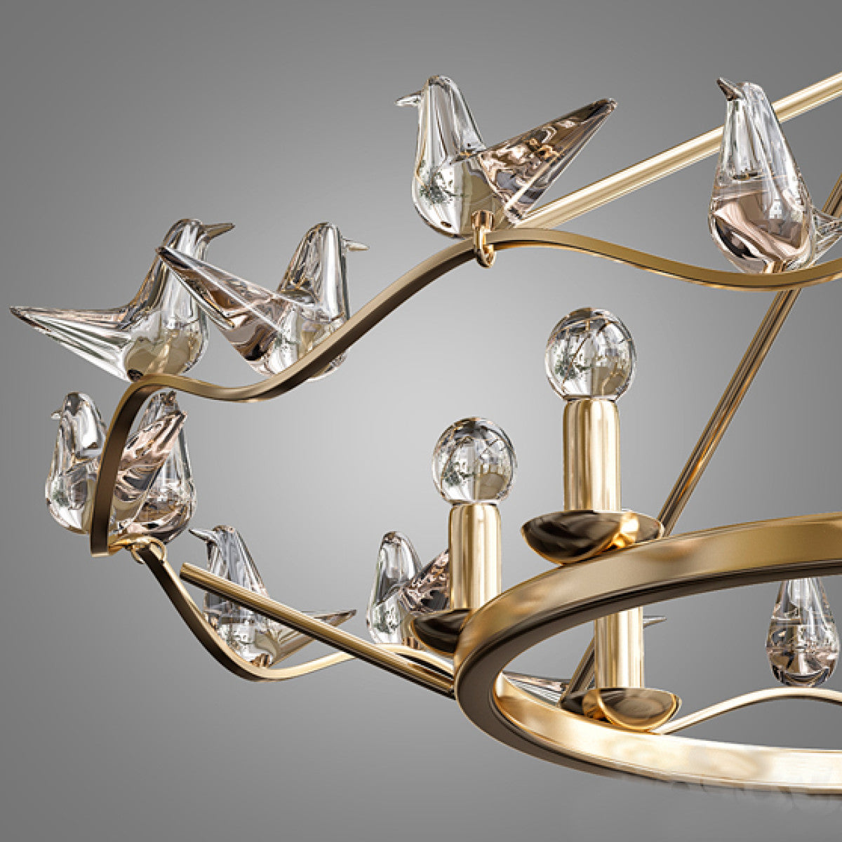 QZ0341 Dove Chandelier