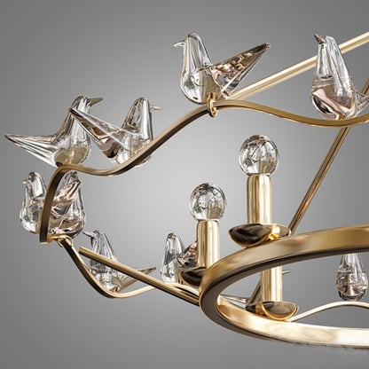 QZ0341 Dove Chandelier
