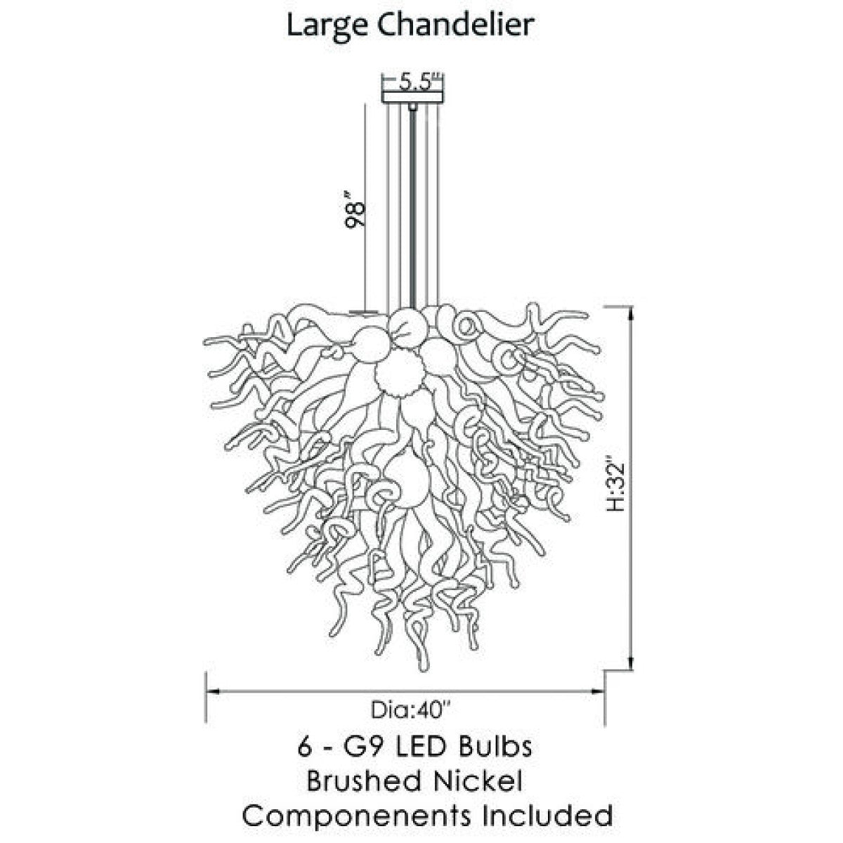QZ2404 Tuo Chandelier