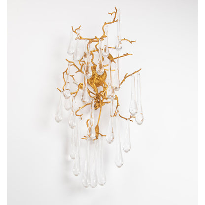 QZ315 Aqua Branch Sconces
