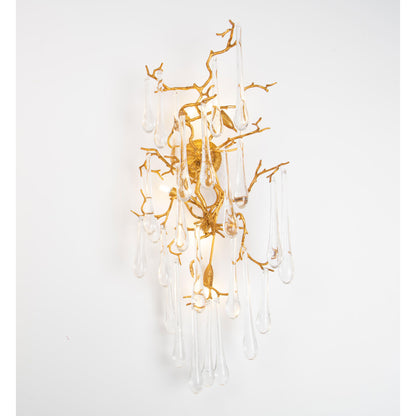 QZ315 Aqua Branch Sconces