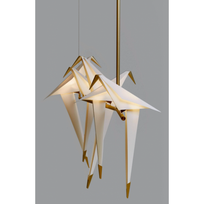 QZ8113 PERCH BIRD CHANDELIER
