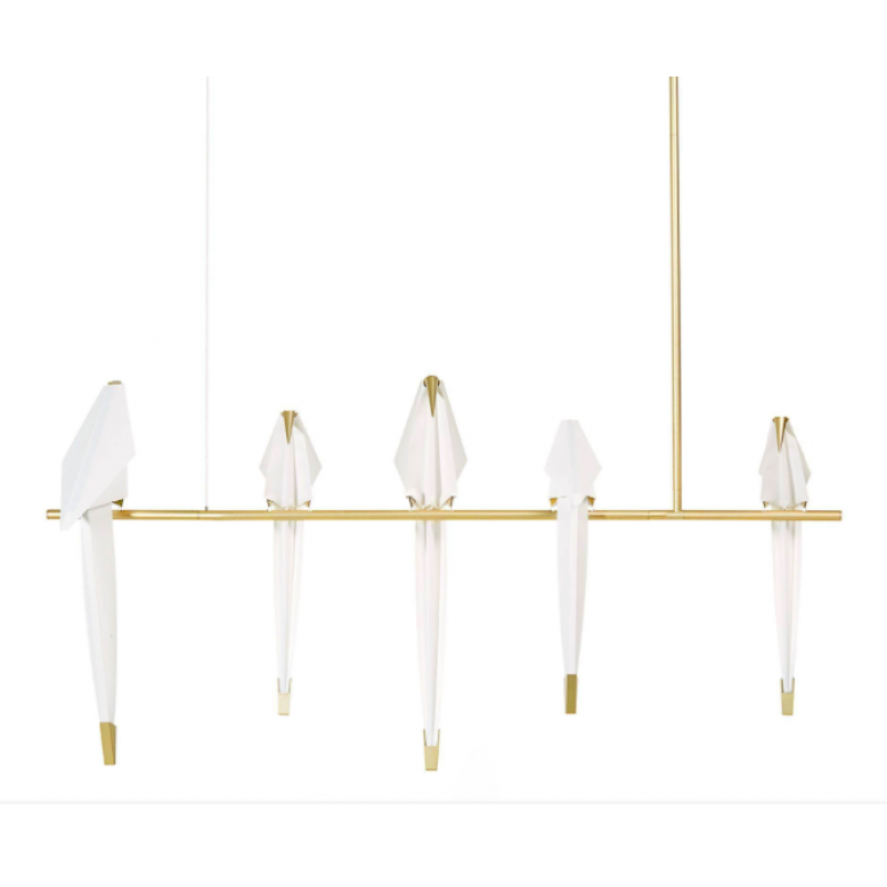 QZ8113 PERCH BIRD CHANDELIER
