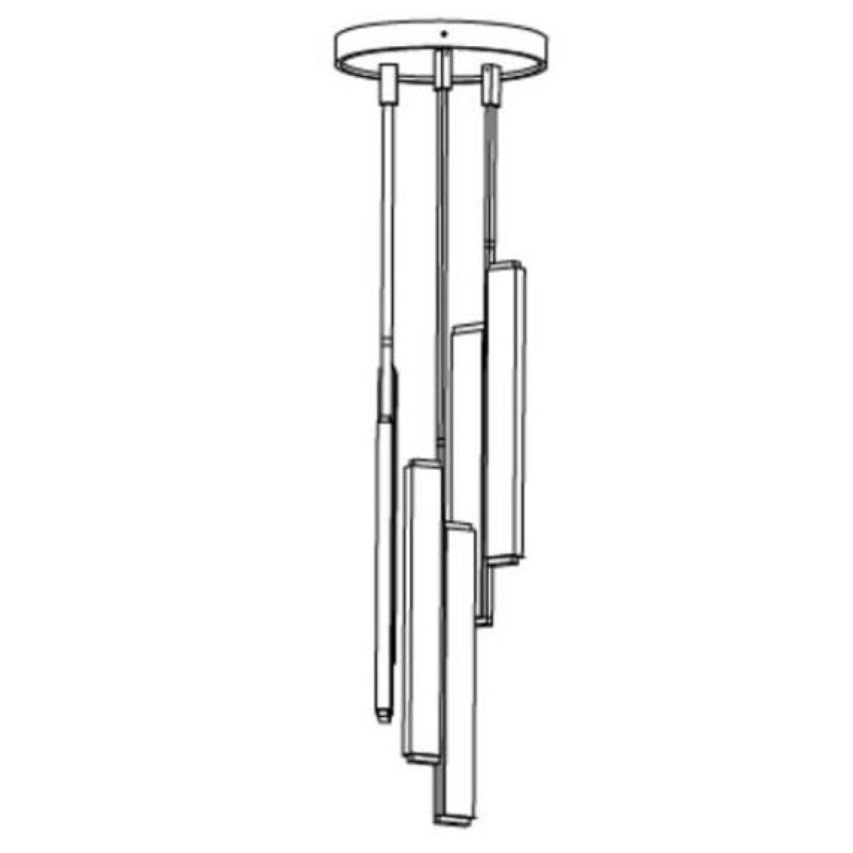 AM09070 Kori Icicles Linear Pendant