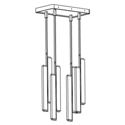 AM09070 Kori Icicles Linear Pendant