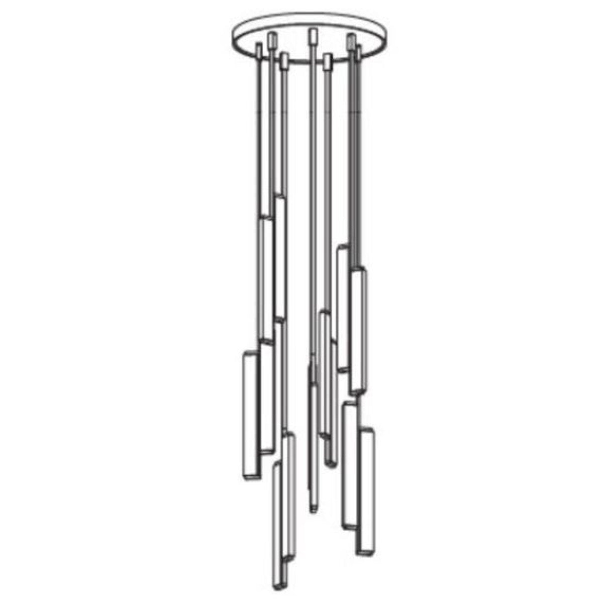AM09070 Kori Icicles Linear Pendant