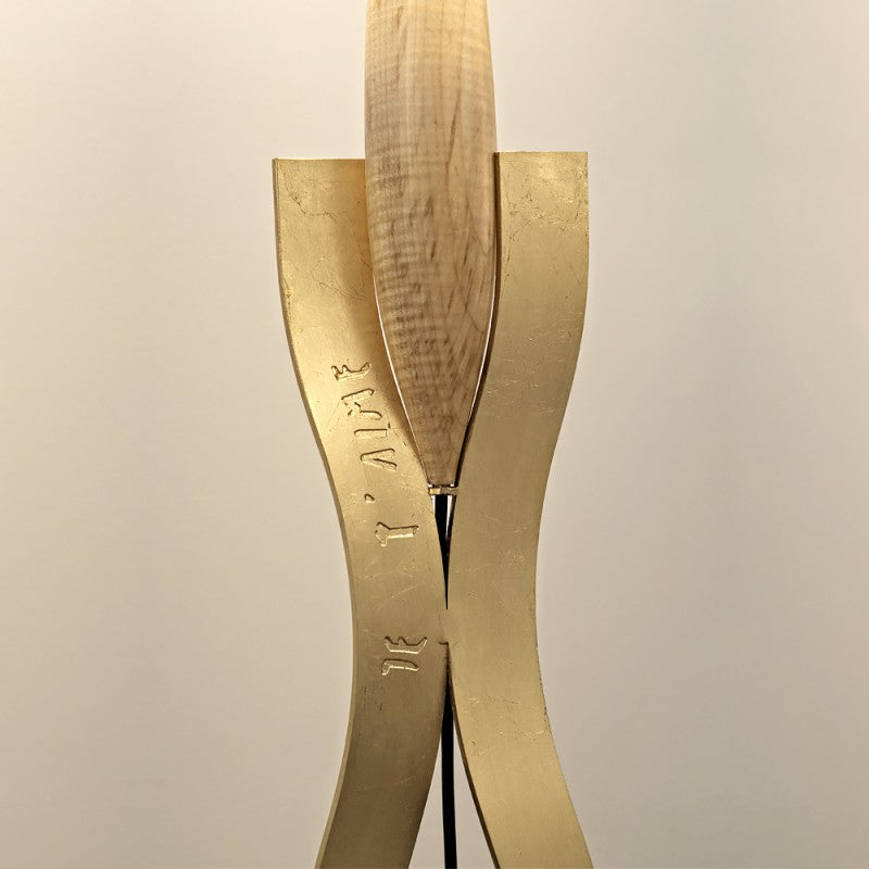 RM110 GOLD LEAF FLOOR LAMP