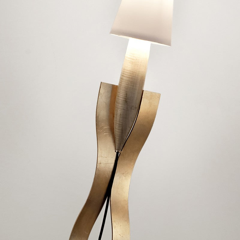 RM110 GOLD LEAF FLOOR LAMP