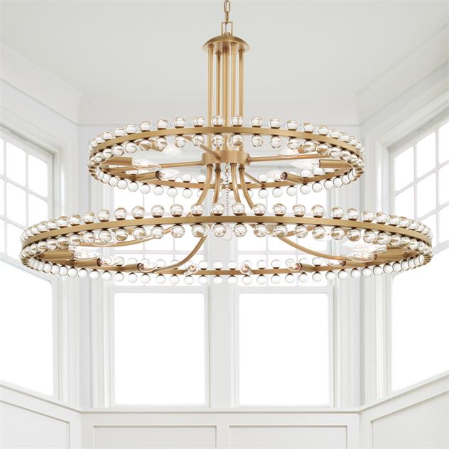 SJ2042 CLOVER TWO-TIER CHANDELIER