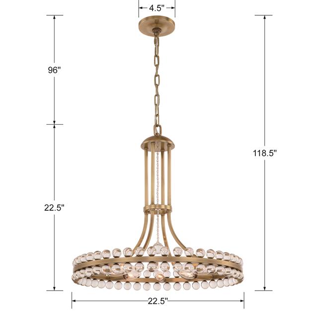 SJ2042 CLOVER TWO-TIER CHANDELIER