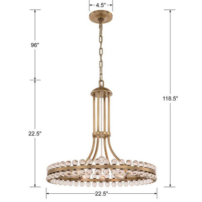 SJ2042 CLOVER TWO-TIER CHANDELIER