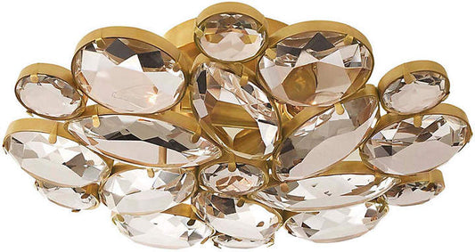 SJ2043 LLOYD CRYSTAL SEMI-FLUSH MOUNT