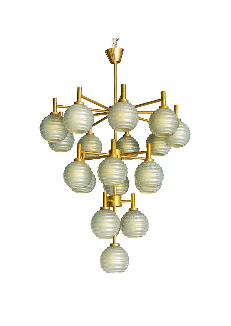 SJ2048 ITALIAN MURANO BLOWN CRYSTAL CHANDELIER