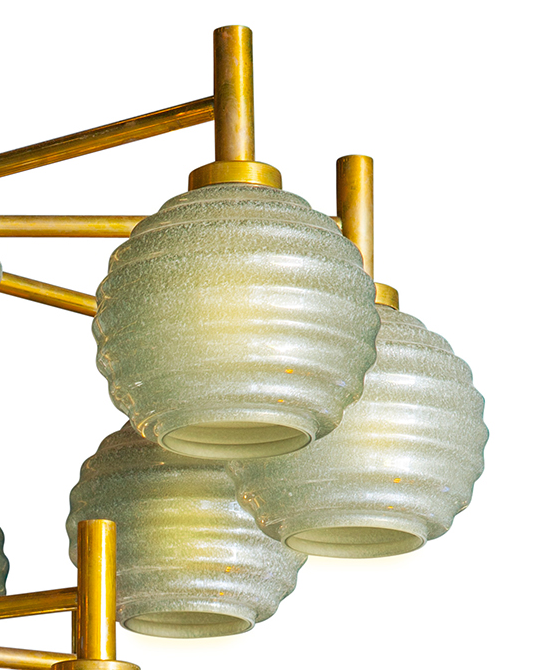 SJ2048 ITALIAN MURANO BLOWN CRYSTAL CHANDELIER