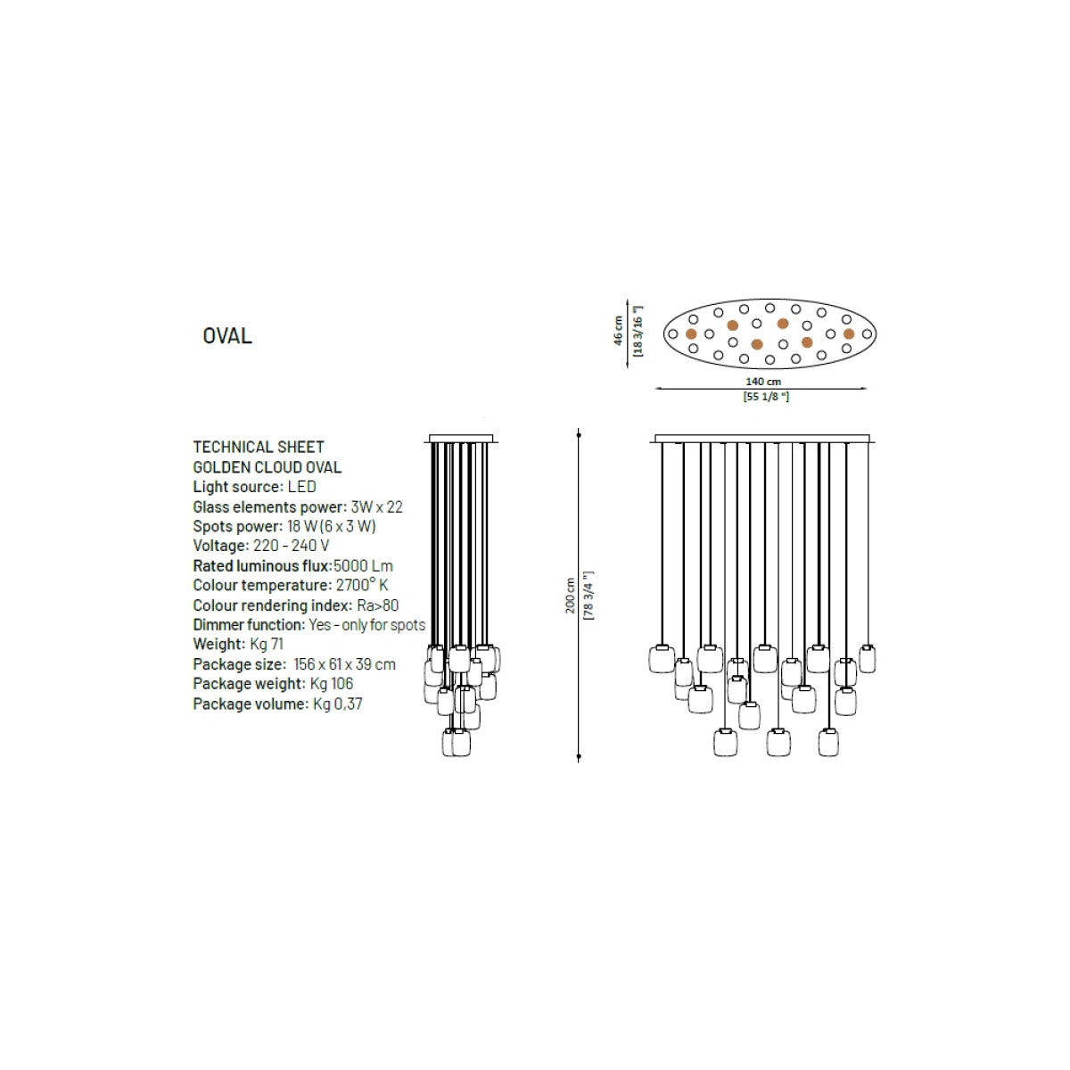 SJ2071 Sugar Chandelier