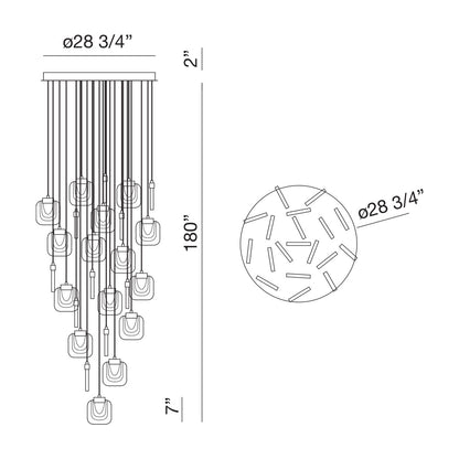 SJ2071 Sugar Chandelier
