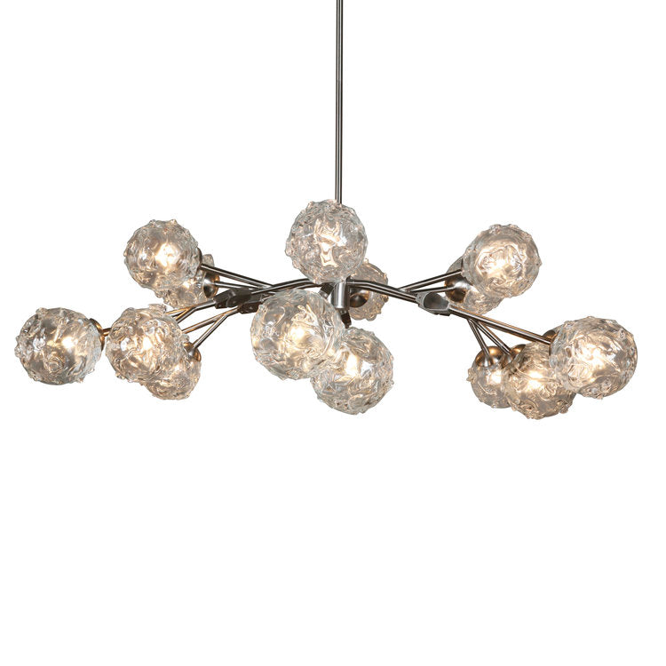 SJ2076 AURORA II GLASS GLOBE CHANDELIER