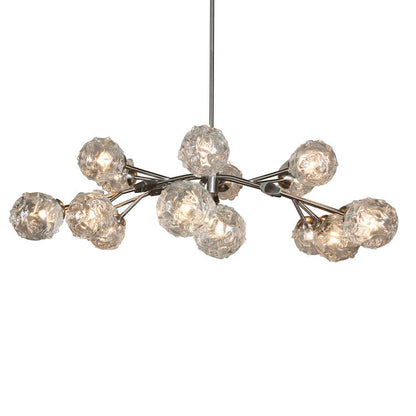 SJ2076 AURORA II GLASS GLOBE CHANDELIER