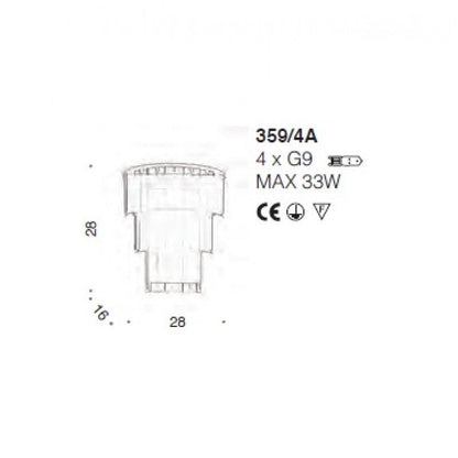 SJ2165 ROMA WALL LAMP