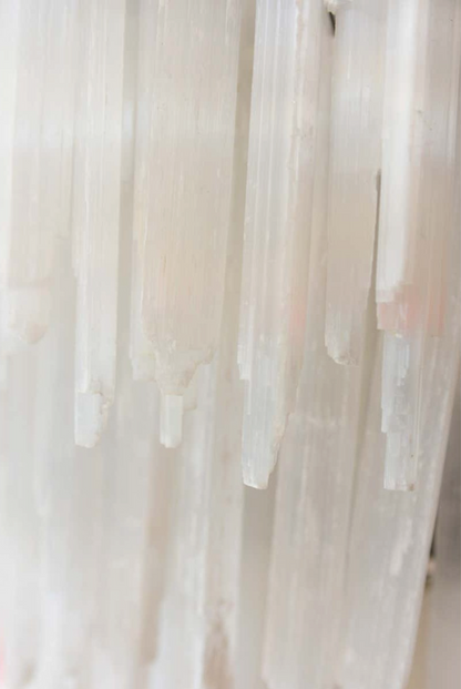 EF2202 SELENITE ROCK CRYSTAL CHANDELIER
