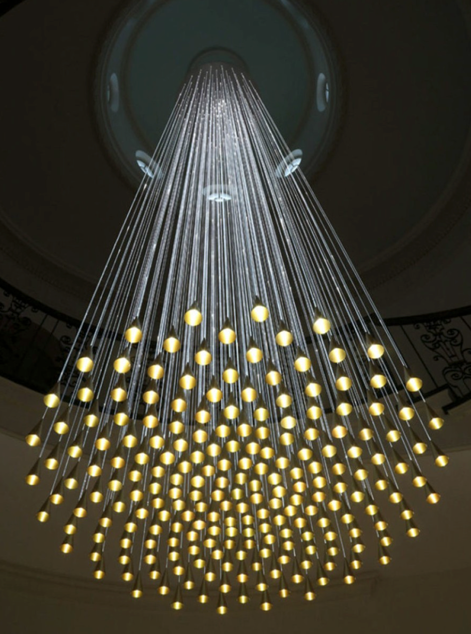 QZ0812 BELL DROP CHANDELIER