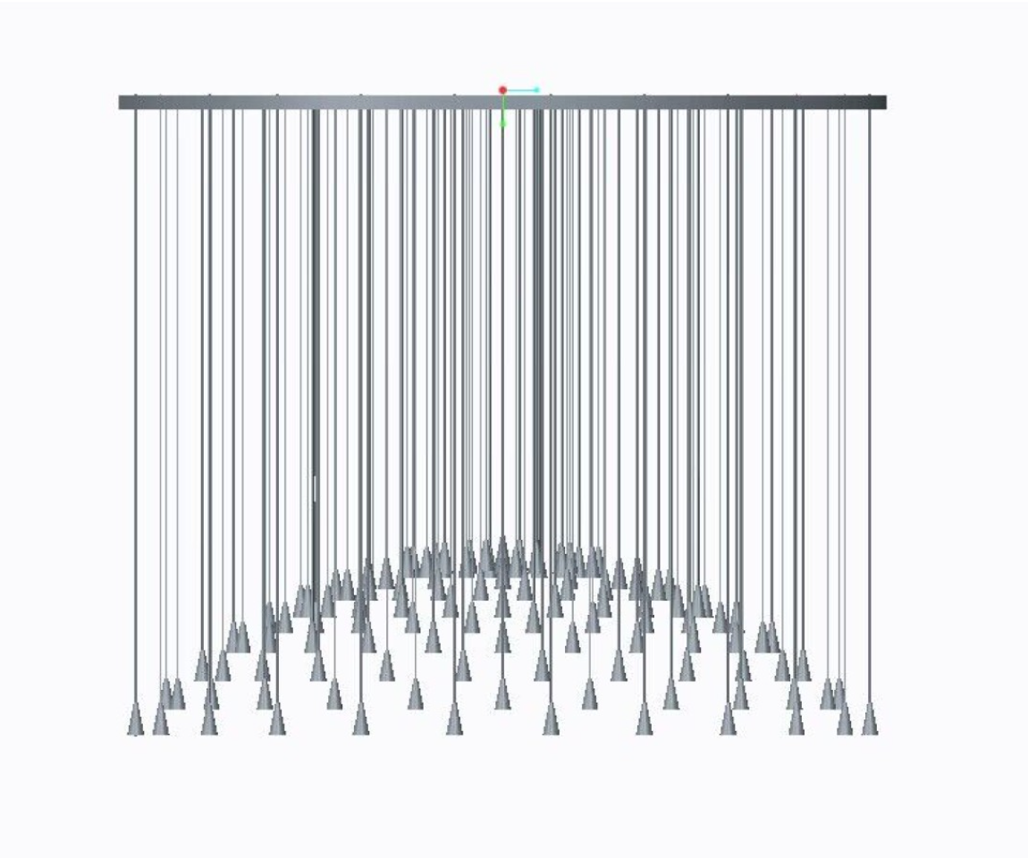 QZ0812 BELL DROP CHANDELIER