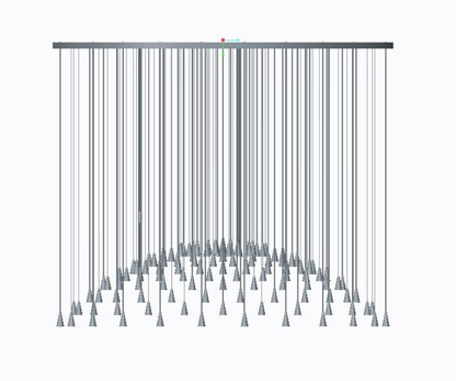 QZ0812 BELL DROP CHANDELIER