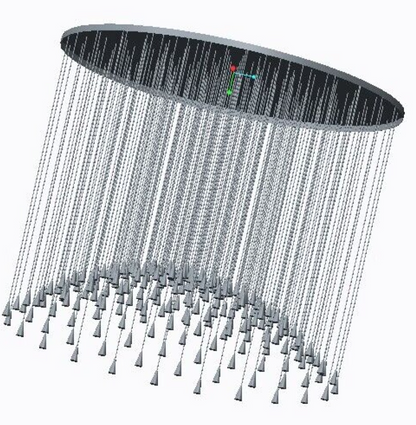 QZ0812 BELL DROP CHANDELIER