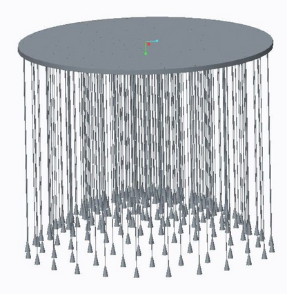 QZ0812 BELL DROP CHANDELIER