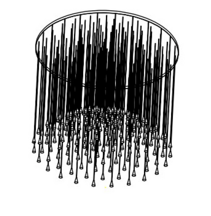 QZ0812 BELL DROP CHANDELIER