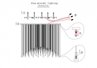 QZ0812 BELL DROP CHANDELIER