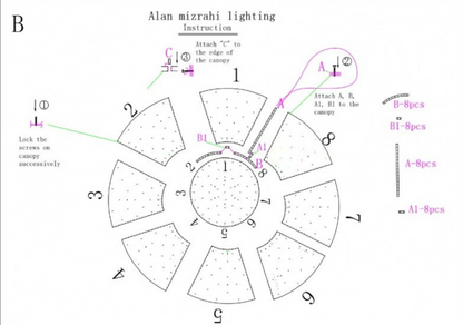 QZ0812 BELL DROP CHANDELIER