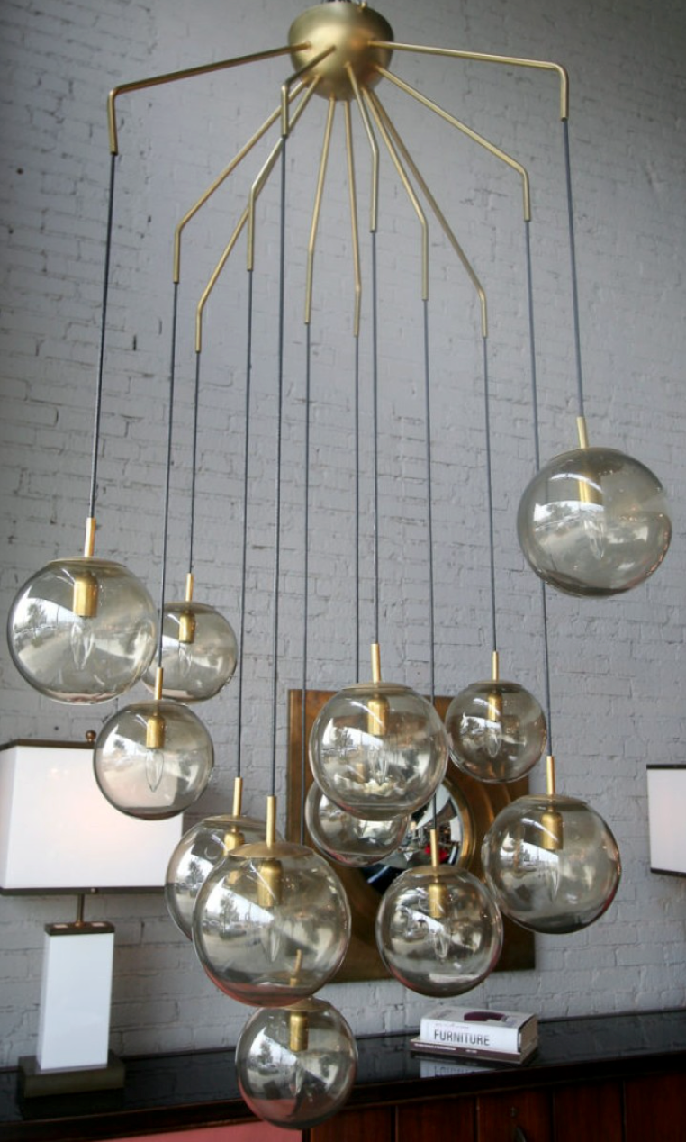 QZ2127 PALERMO MURANO CHANDELIER