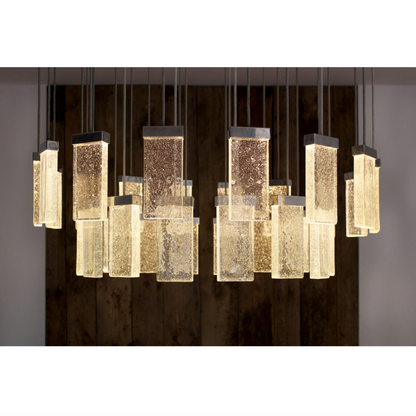 QZ2304 GRAND CRU HAND MADE GLASS RING PENDANT CHANDELIER