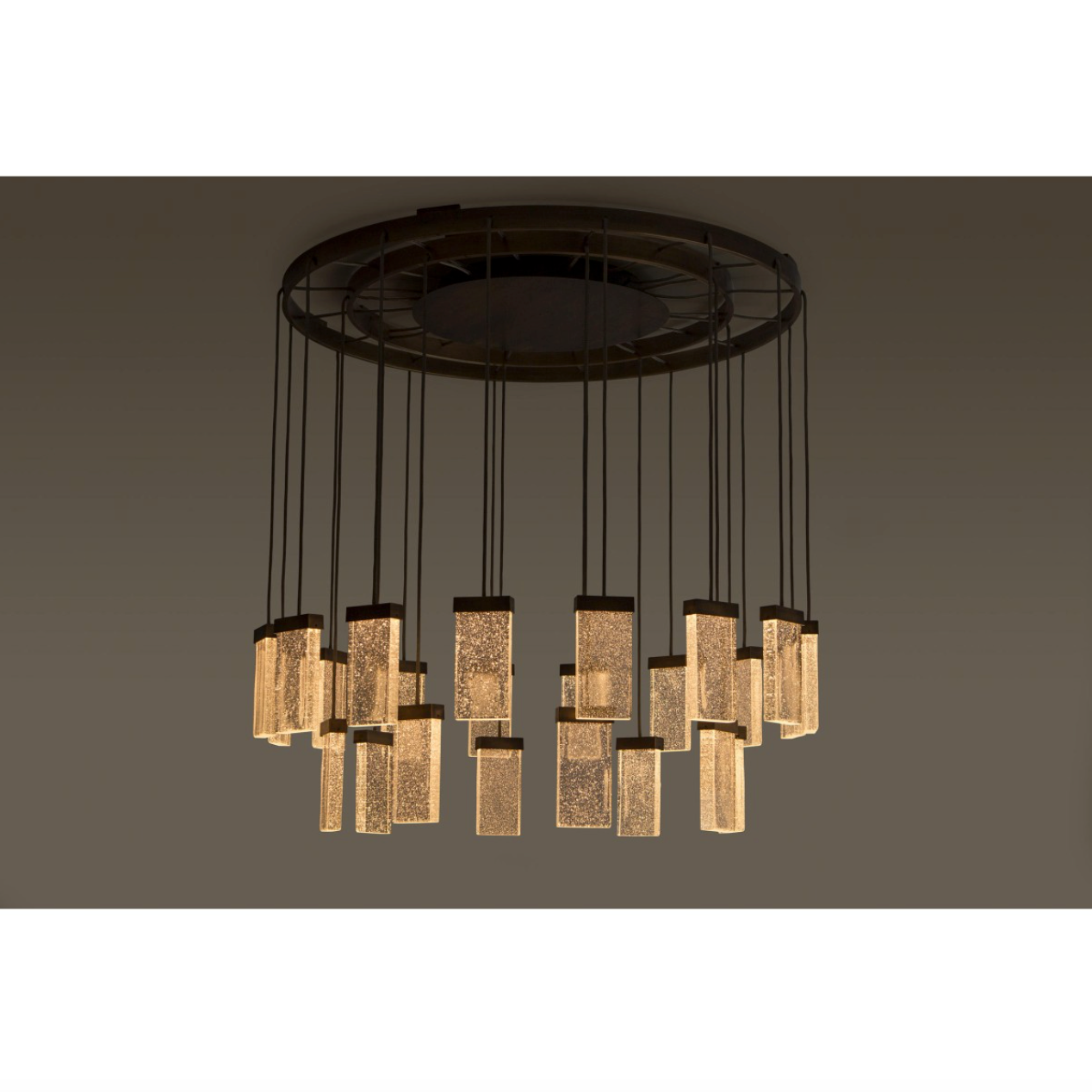 QZ2304 GRAND CRU HAND MADE GLASS RING PENDANT CHANDELIER