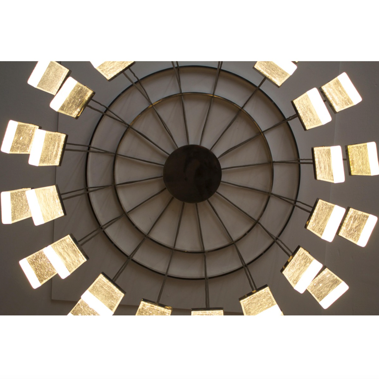 QZ2304 GRAND CRU HAND MADE GLASS RING PENDANT CHANDELIER