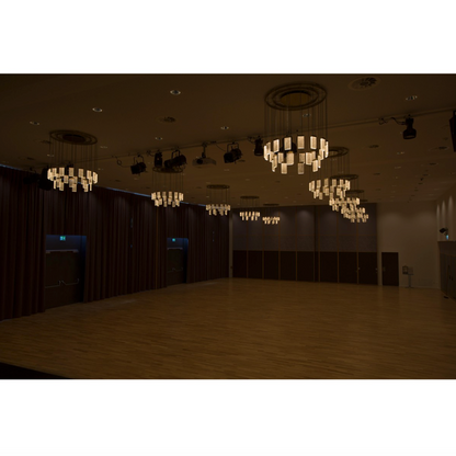 QZ2304 GRAND CRU HAND MADE GLASS RING PENDANT CHANDELIER