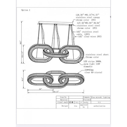 WM2052 LINK LINEAR CRYSTAL