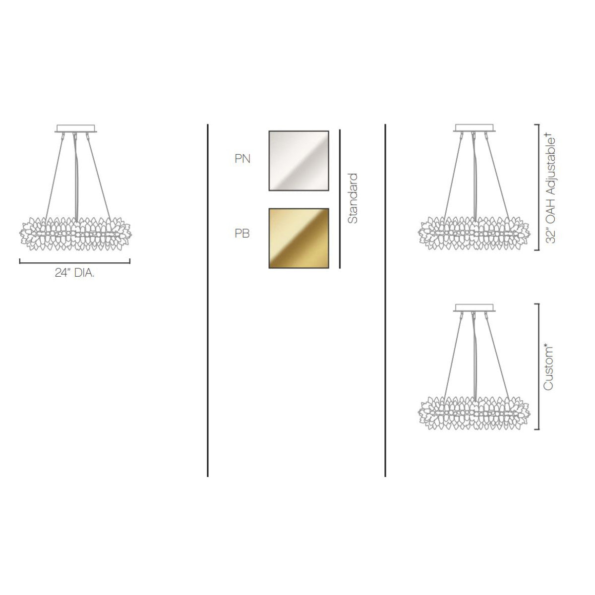 WM2127 Roxi Chandelier 48
