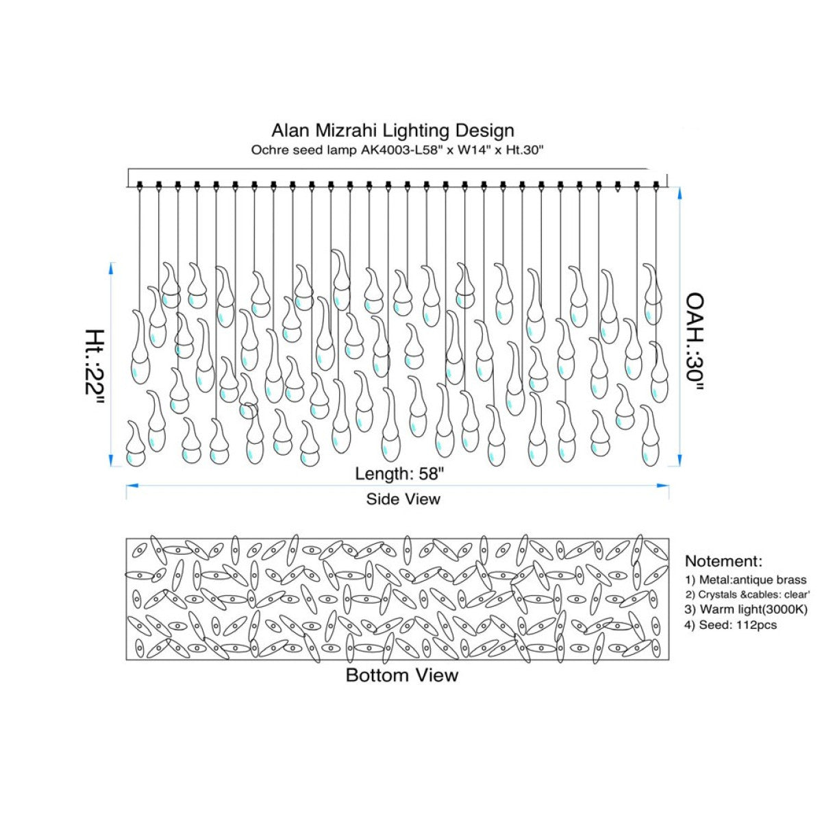 AK4003 Rectangle Seed
