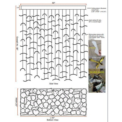AL0128 Leaf Lampadario