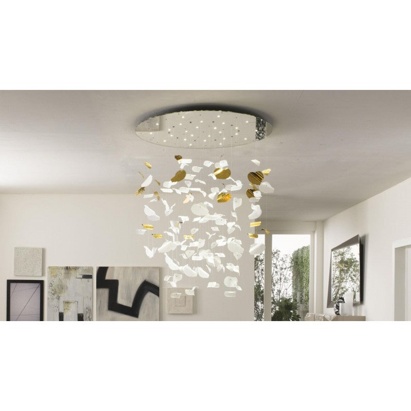 AL0128 LEAF LAMPADARIO