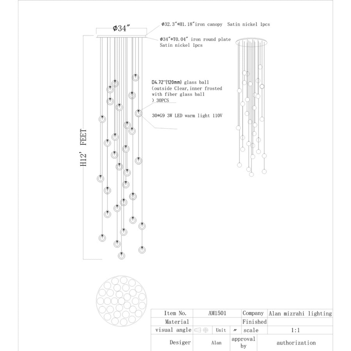 AM1501 Fiberglass Balls